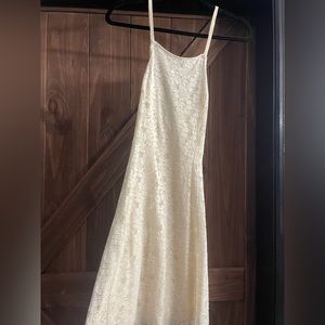 Hollister brand lace dress with cross back